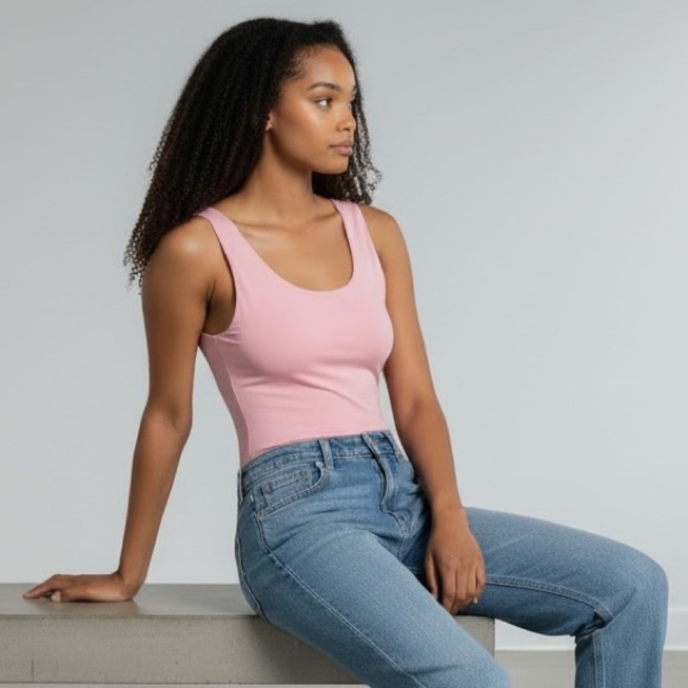 Steve Madden Pink Bodysuit Size Large